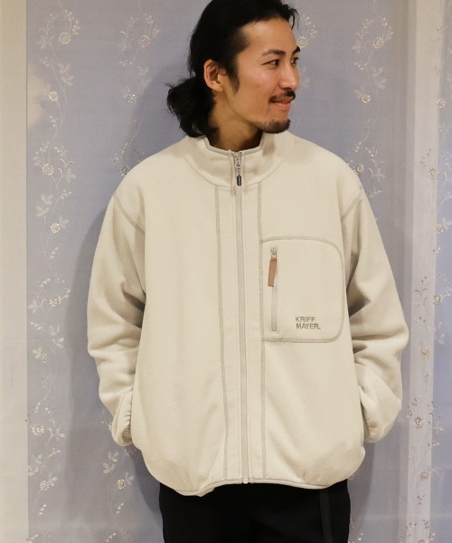KRIFF MAYER Kid's Collection(クリフメイヤーキッズコレクション)の「かるポカスタンドJK(スウェット・キッズ・オリーブ/サンドベージュ/ブラック/マスタード・140/160/130/150/120/170)」の20枚目の写真