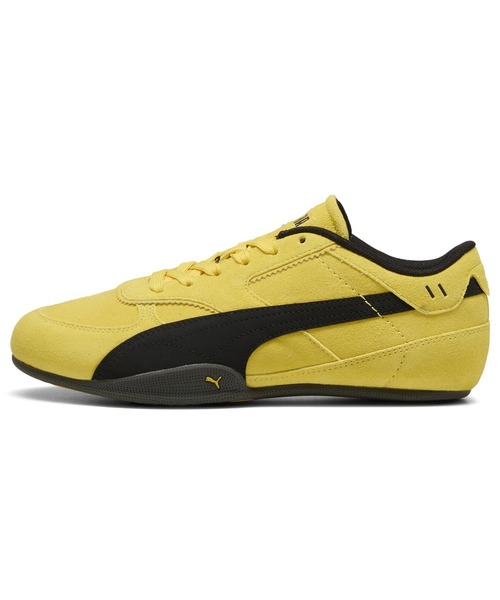PUMA(プーマ)の「PUMA/プーマ BELLA MINA SUEDE WNS ベラ ミナ スエード 407671(スニーカー・レディース・ブラック/ブラウン/イエロー×ブラック・24.5cm/23.0cm/23.5cm/24.0cm/25.0cm)」の3枚目の写真