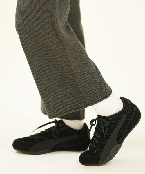 PUMA(プーマ)の「PUMA/プーマ BELLA MINA SUEDE WNS ベラ ミナ スエード 407671(スニーカー・レディース・ブラック/ブラウン/イエロー×ブラック・24.5cm/23.0cm/23.5cm/24.0cm/25.0cm)」の8枚目の写真