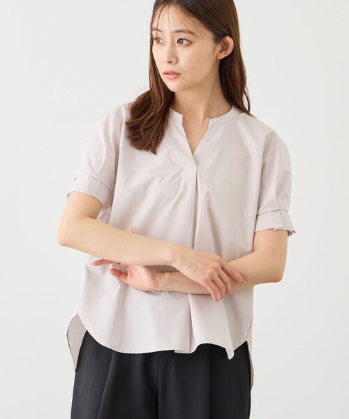 Jayro（ジャイロ）の「袖タックスキッパーシャツ（シャツ/ブラウス・レディース・ネイビー/ブルー系その他5/サックスブルー/ピンク系その他2/ホワイト系その他・M）」の5枚目の写真