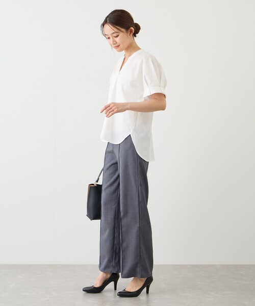 Jayro（ジャイロ）の「袖タックスキッパーシャツ（シャツ/ブラウス・レディース・ネイビー/ブルー系その他5/サックスブルー/ピンク系その他2/ホワイト系その他・M）」の22枚目の写真