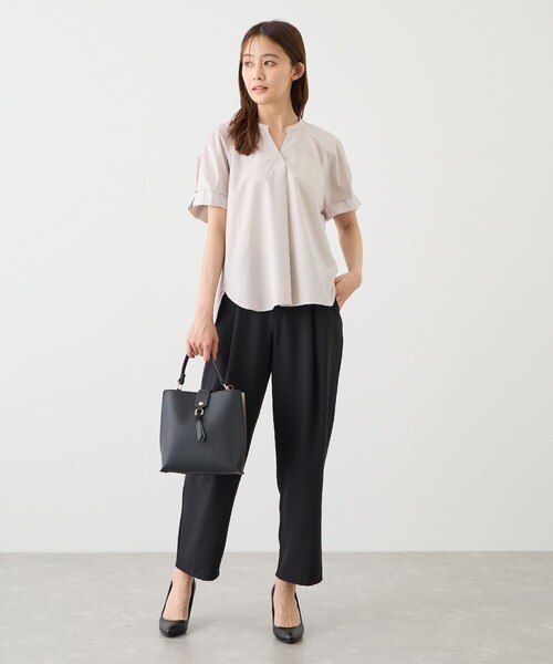 Jayro（ジャイロ）の「袖タックスキッパーシャツ（シャツ/ブラウス・レディース・ネイビー/ブルー系その他5/サックスブルー/ピンク系その他2/ホワイト系その他・M）」の11枚目の写真