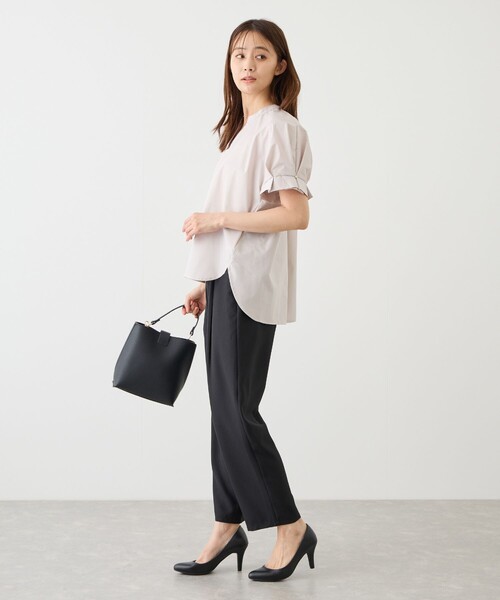 Jayro（ジャイロ）の「袖タックスキッパーシャツ（シャツ/ブラウス・レディース・ネイビー/ブルー系その他5/サックスブルー/ピンク系その他2/ホワイト系その他・M）」の12枚目の写真