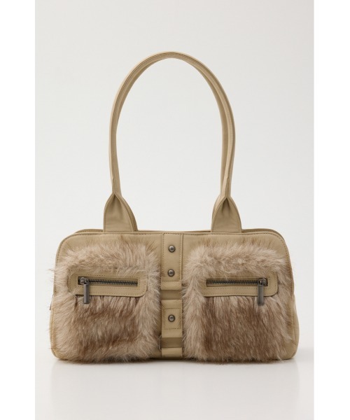 FAUX FUR BOSTON バッグ（ボストンバッグ）｜LAGUA GEM（ラグアジェム