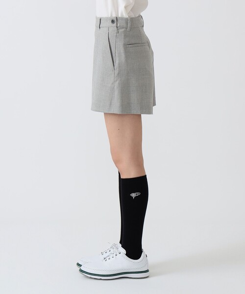 BEAMS GOLF(ビームスゴルフ)の「PURPLE LABEL / グレンチェック ショートパンツ(その他パンツ・レディース・グレー/ブラック・SMALL/LARGE/MEDIUM)」の8枚目の写真