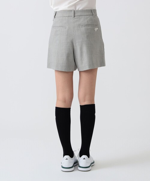 BEAMS GOLF(ビームスゴルフ)の「PURPLE LABEL / グレンチェック ショートパンツ(その他パンツ・レディース・グレー/ブラック・SMALL/LARGE/MEDIUM)」の10枚目の写真