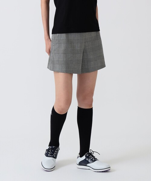 BEAMS GOLF(ビームスゴルフ)の「PURPLE LABEL / グレンチェック ショートパンツ(その他パンツ・レディース・グレー/ブラック・SMALL/LARGE/MEDIUM)」の14枚目の写真