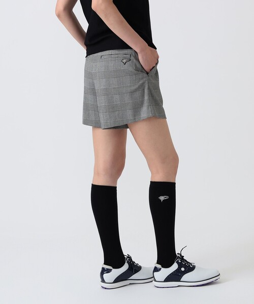 BEAMS GOLF(ビームスゴルフ)の「PURPLE LABEL / グレンチェック ショートパンツ(その他パンツ・レディース・グレー/ブラック・SMALL/LARGE/MEDIUM)」の15枚目の写真