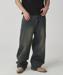 WESLEYHYUSTON（ウェズリーユーストン）の「Crimson straight fit denim pants brown blue（デニムパンツ）」