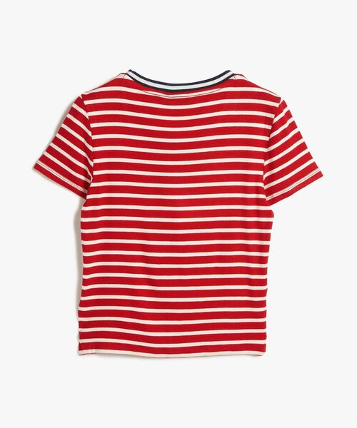 tommy jeans（トミー ジーンズ）の「ヘンリーネックスリムショートスリーブTシャツ（Tシャツ/カットソー・レディース・ブルー/レッド・X-SMALL/SMALL/MEDIUM/LARGE）」の8枚目の写真