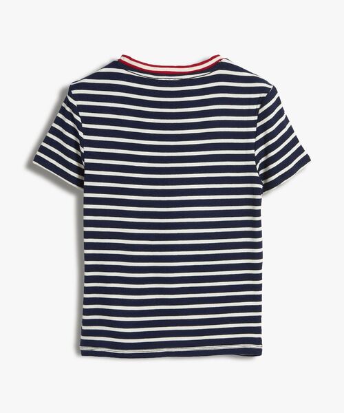 tommy jeans（トミー ジーンズ）の「ヘンリーネックスリムショートスリーブTシャツ（Tシャツ/カットソー・レディース・ブルー/レッド・X-SMALL/SMALL/MEDIUM/LARGE）」の13枚目の写真