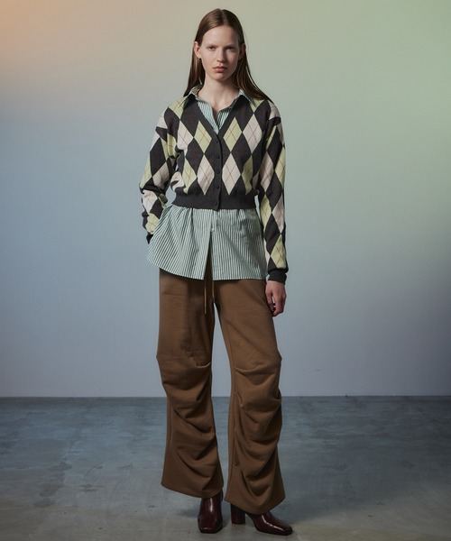 MAISON SPECIAL(メゾンスペシャル)の「【2026Autumn PRE-ORDER】Hem Tuck Sweatpants/裾タックスウェットパンツ(スウェットパンツ・レディース・ライトグレー/キャメル/チャコールグレー・38/36)」の5枚目の写真