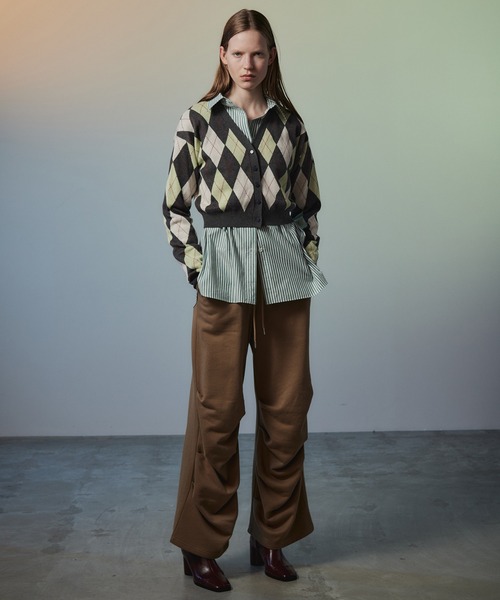 MAISON SPECIAL(メゾンスペシャル)の「【2026Autumn PRE-ORDER】Hem Tuck Sweatpants/裾タックスウェットパンツ(スウェットパンツ・レディース・ライトグレー/キャメル/チャコールグレー・38/36)」の6枚目の写真
