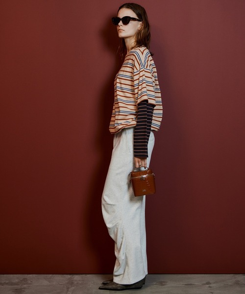 MAISON SPECIAL(メゾンスペシャル)の「【2026Autumn PRE-ORDER】Hem Tuck Sweatpants/裾タックスウェットパンツ(スウェットパンツ・レディース・ライトグレー/キャメル/チャコールグレー・38/36)」の14枚目の写真
