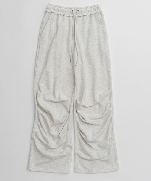 MAISON SPECIAL(メゾンスペシャル)の「【2026Autumn PRE-ORDER】Hem Tuck Sweatpants/裾タックスウェットパンツ(スウェットパンツ・レディース・ライトグレー/キャメル/チャコールグレー・38/36)」の18枚目の写真