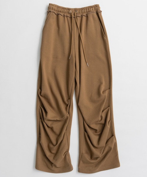 MAISON SPECIAL(メゾンスペシャル)の「【2026Autumn PRE-ORDER】Hem Tuck Sweatpants/裾タックスウェットパンツ(スウェットパンツ・レディース・ライトグレー/キャメル/チャコールグレー・38/36)」の16枚目の写真