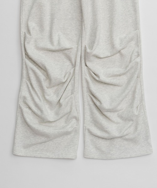 MAISON SPECIAL(メゾンスペシャル)の「【2026Autumn PRE-ORDER】Hem Tuck Sweatpants/裾タックスウェットパンツ(スウェットパンツ・レディース・ライトグレー/キャメル/チャコールグレー・38/36)」の21枚目の写真