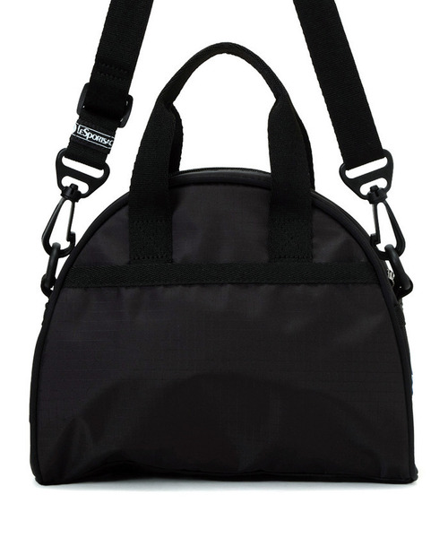LeSportsac(レスポートサック)の「PW ROUND SM SATCHEL パッチワークブラックラウンドSMサッチェル(ショルダーバッグ・レディース・ブラック・FREE)」の6枚目の写真