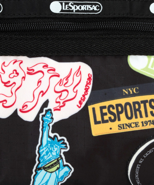 LeSportsac(レスポートサック)の「PW ROUND SM SATCHEL パッチワークブラックラウンドSMサッチェル(ショルダーバッグ・レディース・ブラック・FREE)」の9枚目の写真
