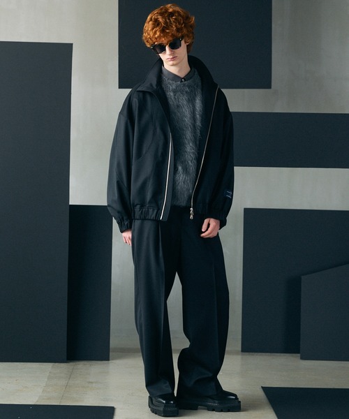 MAISON SPECIAL(メゾンスペシャル)の「《UNISEX》【Ermenegildo Zegna Fabric】Prime-Wide One-tuck Trousers/【エルメネジルド・ゼニア ファブリック】プライムワイドワンタックスラックス【MAISON SPECIAL/メゾンスペシャル】■セットアップ対応■(スラックス・メンズ・ブラック・0/2/1)」の10枚目の写真