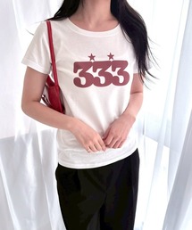 ビッグナンバープリント半袖Tシャツ