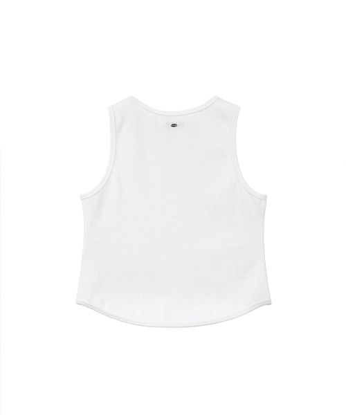 LOTSYOU（ロッツユー）の「lotsyou_Basic Sleeveless White（Tシャツ/カットソー・レディース・その他・ONESIZE）」の4枚目の写真