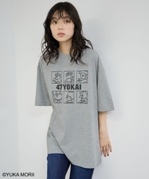 【47YOKAI /47ようかい】YOKAIモノクロキャラクタープリントTシャツ