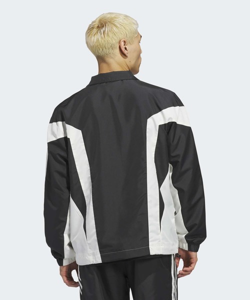 adidas(アディダス)の「オリジナルス バスケットボール ウインドブレーカー ジャケット / アディダスオリジナルス adidas Originals(ブルゾン・メンズ・ブラック・X-SMALL/X-LARGE/MEDIUM/SMALL/LARGE/XX-LARGE)」の4枚目の写真