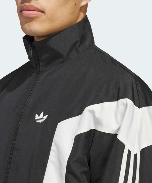 adidas(アディダス)の「オリジナルス バスケットボール ウインドブレーカー ジャケット / アディダスオリジナルス adidas Originals(ブルゾン・メンズ・ブラック・X-SMALL/X-LARGE/MEDIUM/SMALL/LARGE/XX-LARGE)」の5枚目の写真