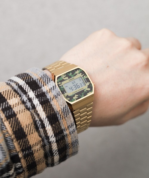 CASIO(カシオ)の「【RE】【CASIO(カシオ)】BASIC DIGITAL METALLIC(デジタル腕時計・メンズ・ゴールド/ブラック系その他/ブラック系その他2・FREE)」の8枚目の写真