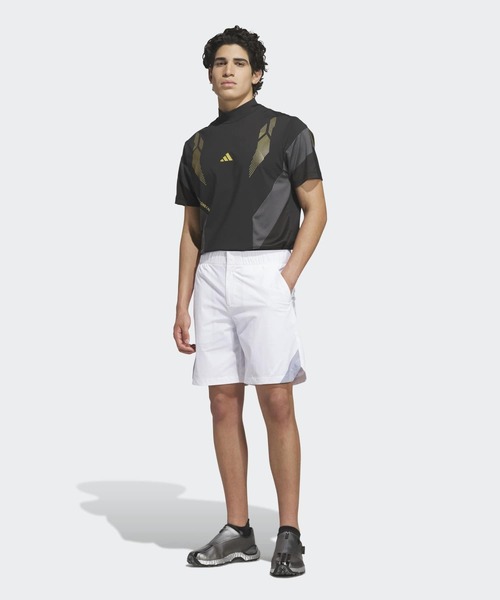 adidas(アディダス)の「コードカオス モックネック 半袖ポロシャツ【adidas Golf/アディダスゴルフ】(ポロシャツ・メンズ・ブラック・SMALL/MEDIUM/LARGE/X-LARGE/XX-LARGE/3XL)」の5枚目の写真