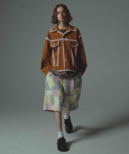 amok(アモク)の「CHECK CAMO HENRY TEE(Tシャツ/カットソー・メンズ・カーキ/ブルー・M/L/S)」の11枚目の写真