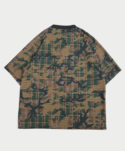 amok(アモク)の「CHECK CAMO HENRY TEE(Tシャツ/カットソー・メンズ・カーキ/ブルー・M/L/S)」の9枚目の写真