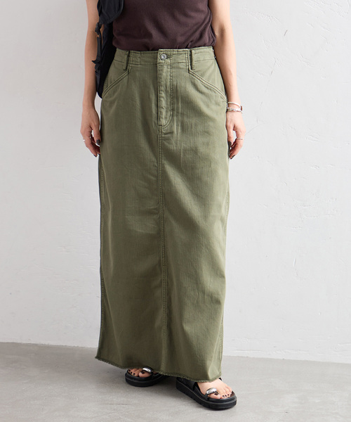 JOURNAL STANDARD(ジャーナルスタンダード)の「Military Cargo Skirt(スカート・レディース・カーキ/ホワイト・38/36)」の2枚目の写真