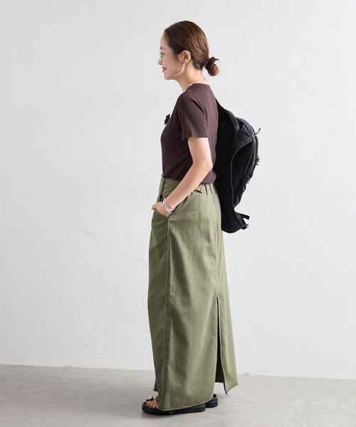 JOURNAL STANDARD(ジャーナルスタンダード)の「Military Cargo Skirt(スカート・レディース・カーキ/ホワイト・38/36)」の13枚目の写真