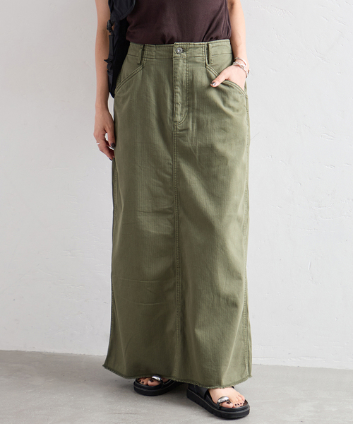 JOURNAL STANDARD(ジャーナルスタンダード)の「Military Cargo Skirt(スカート・レディース・カーキ/ホワイト・38/36)」の15枚目の写真