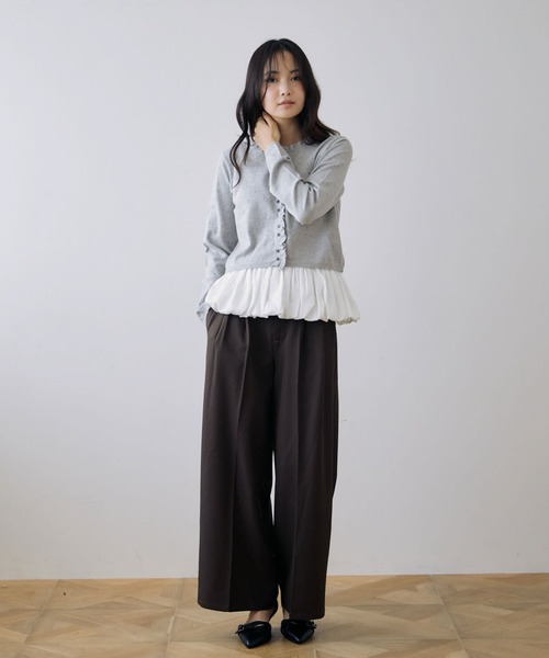 archives(アルシーヴ)の「カップ付きバルーンキャミソール(キャミソール・レディース・Black/Off White・MEDIUM)」の10枚目の写真