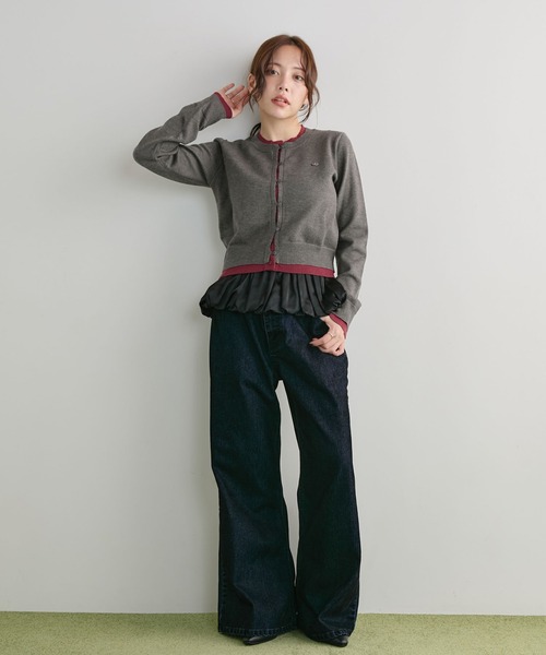 archives(アルシーヴ)の「カップ付きバルーンキャミソール(キャミソール・レディース・Black/Off White・MEDIUM)」の17枚目の写真