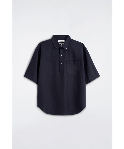 COS(コス)の「オーバーサイズ プルオーバーシャツ(シャツ/ブラウス・メンズ・ネイビー・M/XS/S/L/XL)」の8枚目の写真