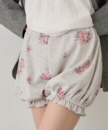 Kastane | 【2026AWカタログ/セットアップ対応/花柄&無地】フラワーワッフルショートパンツ(その他パンツ)