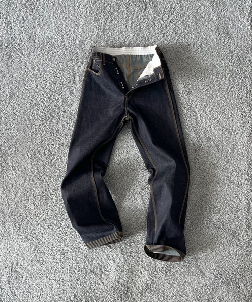 KAIKO(カイコー)の「KAIKO Sturdy denim pants(デニムパンツ・メンズ・インディゴブルー・1/3/2)」の4枚目の写真