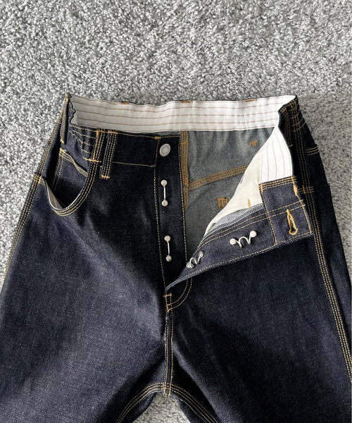 KAIKO(カイコー)の「KAIKO Sturdy denim pants(デニムパンツ・メンズ・インディゴブルー・1/3/2)」の5枚目の写真
