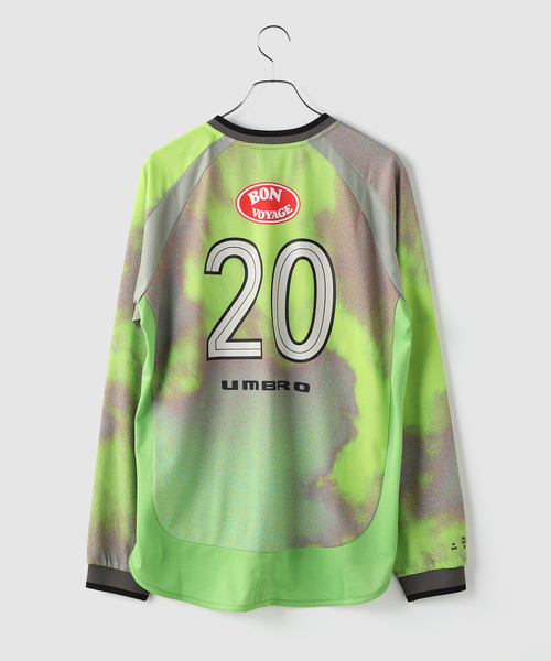 bal(バル)の「BAL × UMBRO LS SOCCER JERSEY(Tシャツ/カットソー・メンズ・ライトグリーン/チャコールグレー・2)」の4枚目の写真