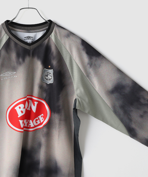 bal(バル)の「BAL × UMBRO LS SOCCER JERSEY(Tシャツ/カットソー・メンズ・ライトグリーン/チャコールグレー・2)」の5枚目の写真