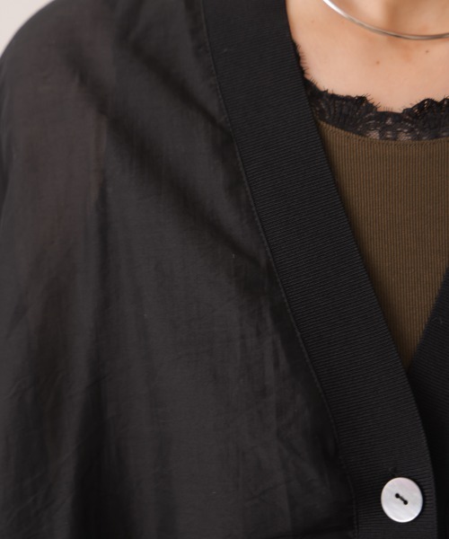 Bou Jeloud(ブージュルード)の「後ろフリルカーディガン(カーディガン/ボレロ・レディース・ブラック/キャメル/アイボリー・FREE)」の11枚目の写真