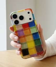 Fun & Daily（ファンアンドデイリー）の「Color Block iPhone 16 17 Pro ProMax Case / アイフォンケース（スマホケース/カバー・レディース）」