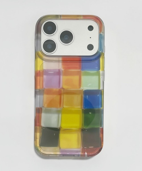 Fun & Daily(ファンアンドデイリー)の「Color Block iPhone 16 17 Pro ProMax Case / アイフォンケース(スマホケース/カバー・レディース・マルチ・iPhone 16/iPhone 16 Pro/iPhone 16 Pro Max/iPhone 17 Pro Max/iPhone 17 Pro/iPhone 17)」の2枚目の写真