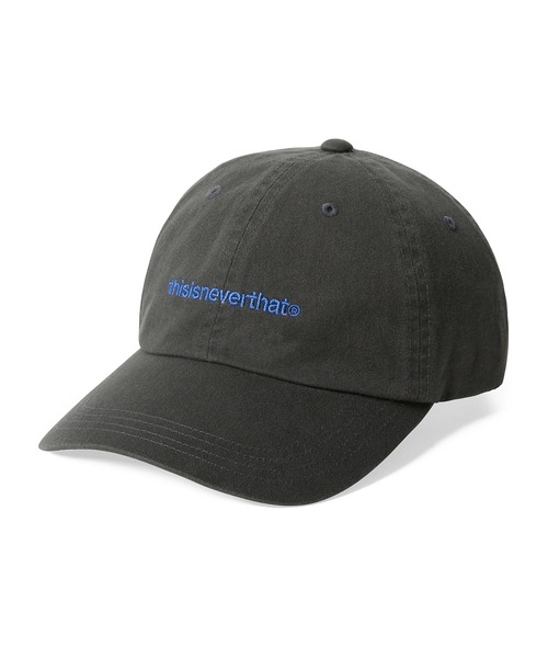 thisisneverthat(ディスイズネバーザット)の「T-Logo Cap(キャップ・メンズ・レッド系その他2/アイボリー/グレイッシュブルー/チャコール/ブラウン・FREE)」の3枚目の写真