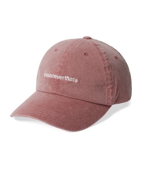 thisisneverthat(ディスイズネバーザット)の「T-Logo Cap(キャップ・メンズ・レッド系その他2/アイボリー/グレイッシュブルー/チャコール/ブラウン・FREE)」の5枚目の写真