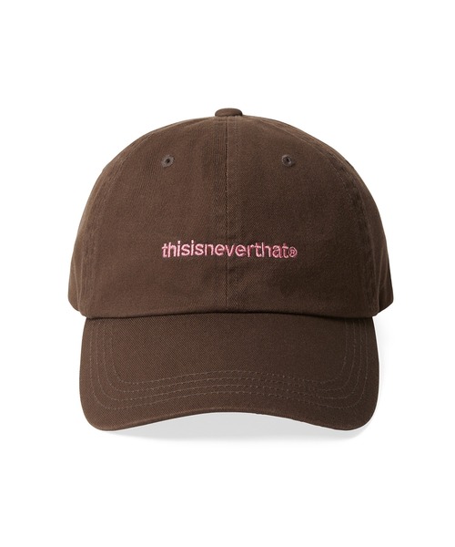 thisisneverthat(ディスイズネバーザット)の「T-Logo Cap(キャップ・メンズ・レッド系その他2/アイボリー/グレイッシュブルー/チャコール/ブラウン・FREE)」の10枚目の写真
